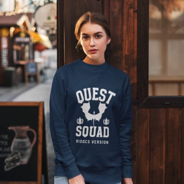 Quest Squad Girl Sweater Navy